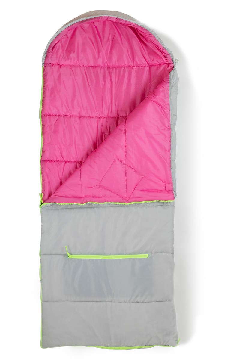 mimish Kids' Sleep-n-Pack Water Repellent Sleeping Bag Backpack, Alternate, color,