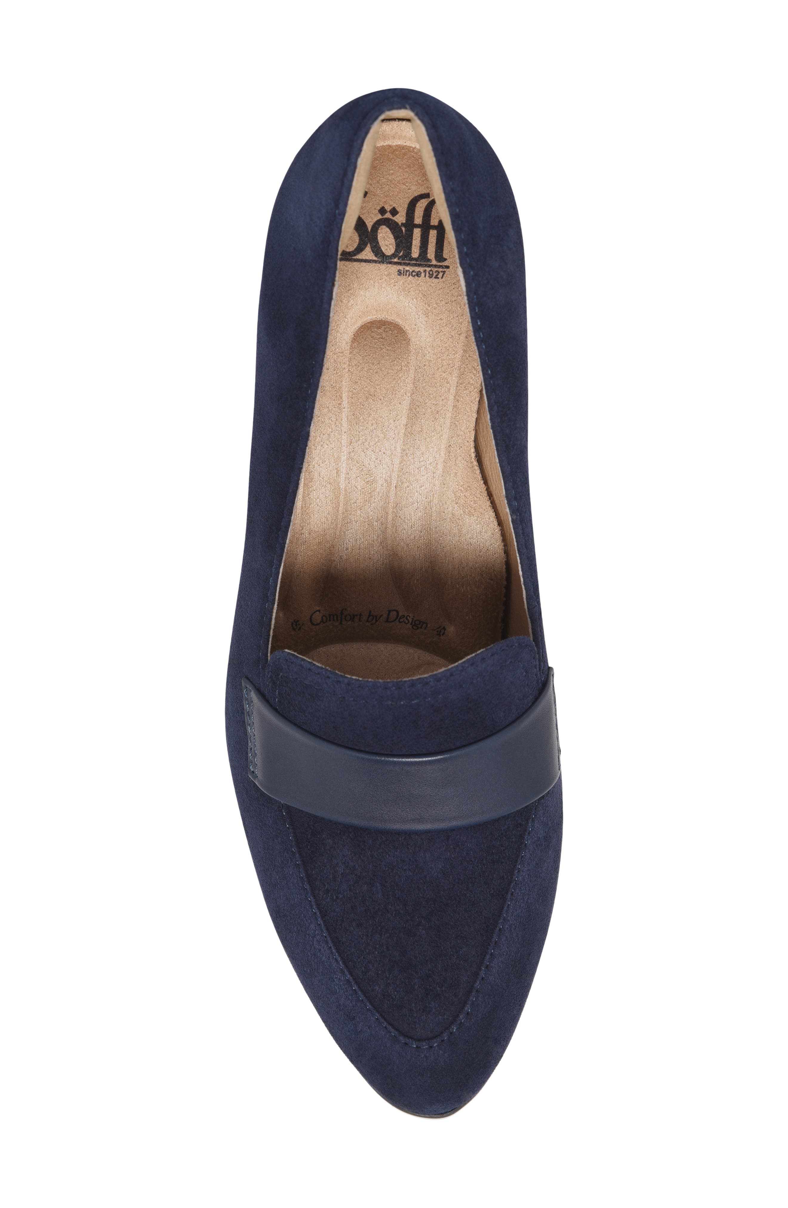 Parkdale Loafer Pump, Alternate, color, SKY NAVY