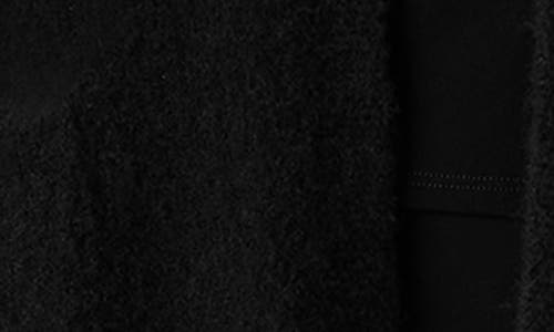 Eileen Fisher Cashmere Silk Bliss Hooded Cardigan In Black