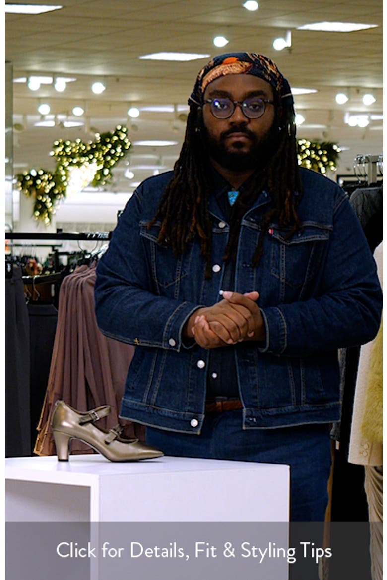 Willis Square Toe Mary Jane Pump video