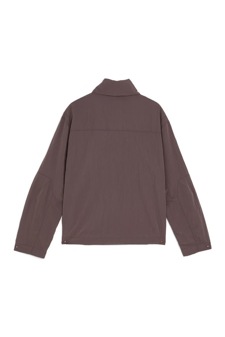 Long Sleeve Fold Away Hood Jacket, Alternate, color, Espresso