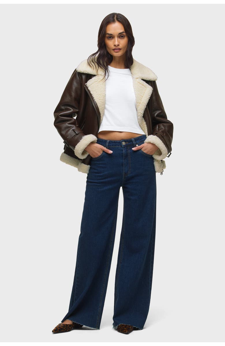 Hudson Jeans Jodie Wide Leg, Alternate, color, Moxie