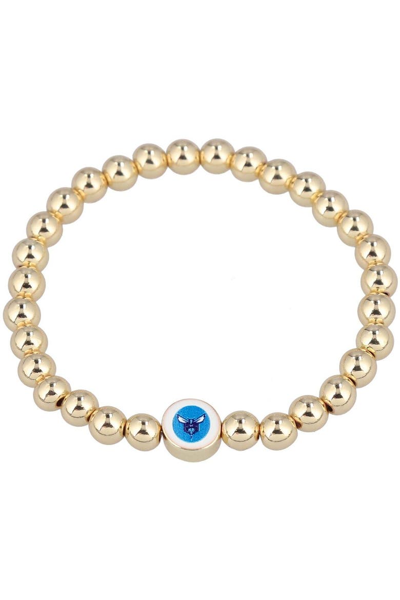 Women's BaubleBar Gold Charlotte Hornets Pisa Bracelet, Main, color, Gold