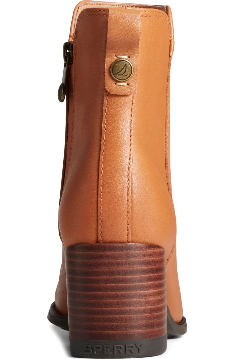 Sperry Seaport Block Heel Bootie, Alternate, color, Medium Beige