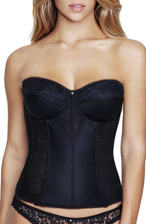 Colette Lace Low Back Convertible Corset Longline Bra
