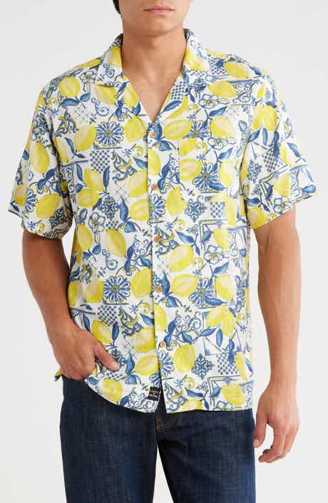 Lucky Brand Slubbed Camp Shirt