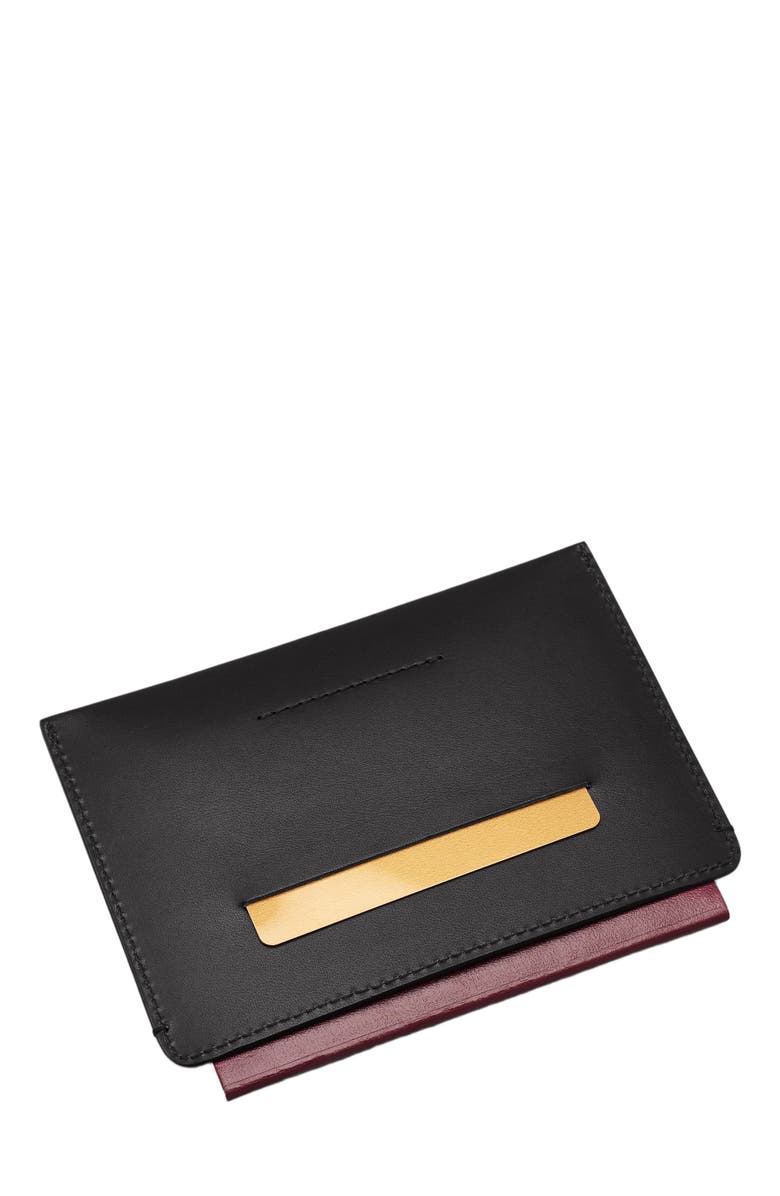 Carl Friedrik Easton Passport Holder, Alternate, color, Black