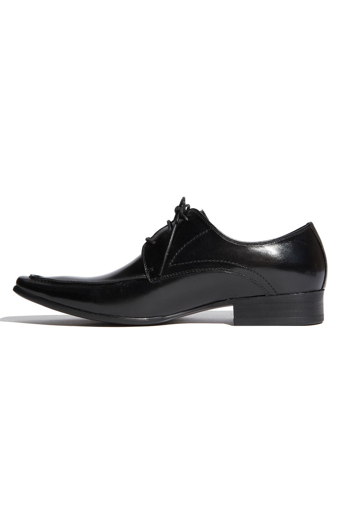 'Tannar' Moc Toe Oxford, Alternate, color, BLACK