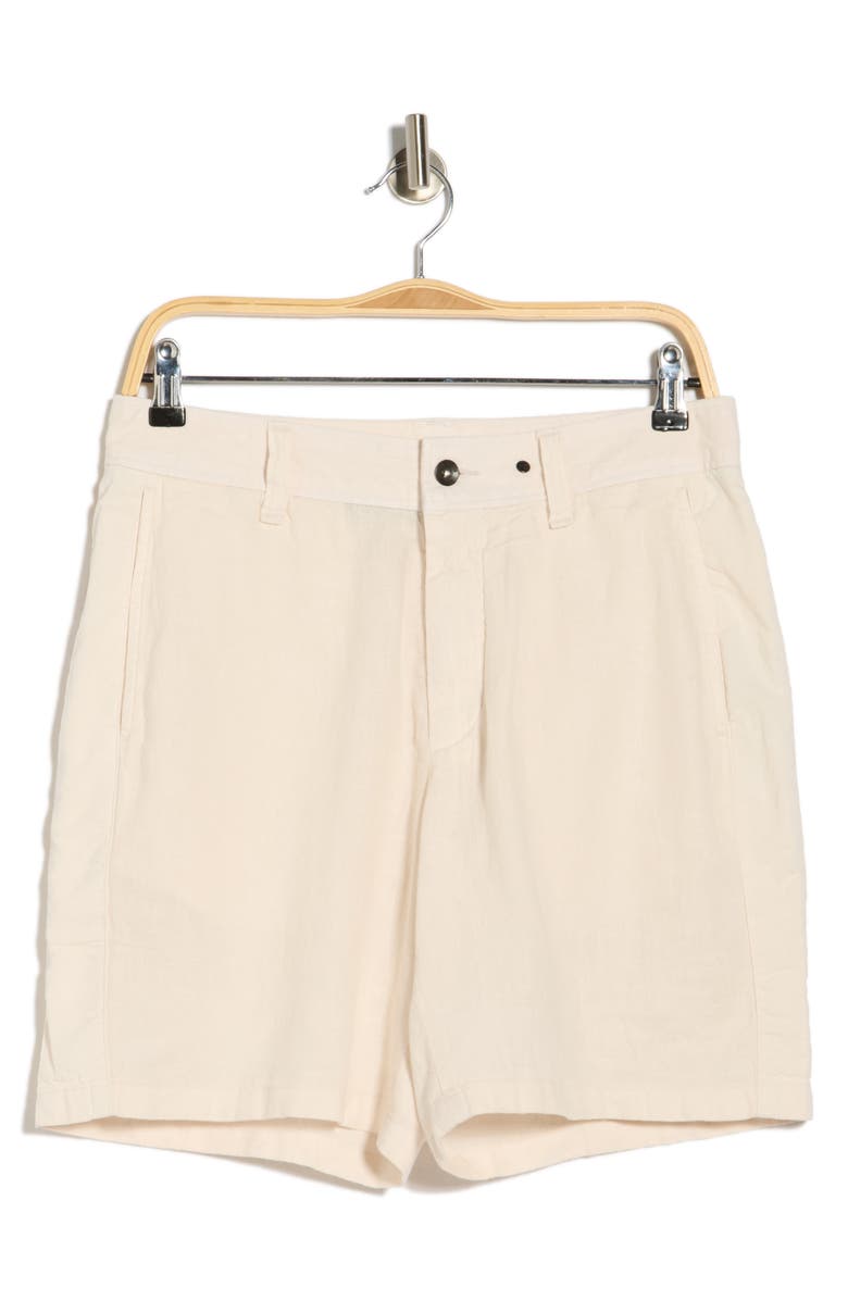 rag & bone Haydon Linen Shorts, Main, color, Light Tan