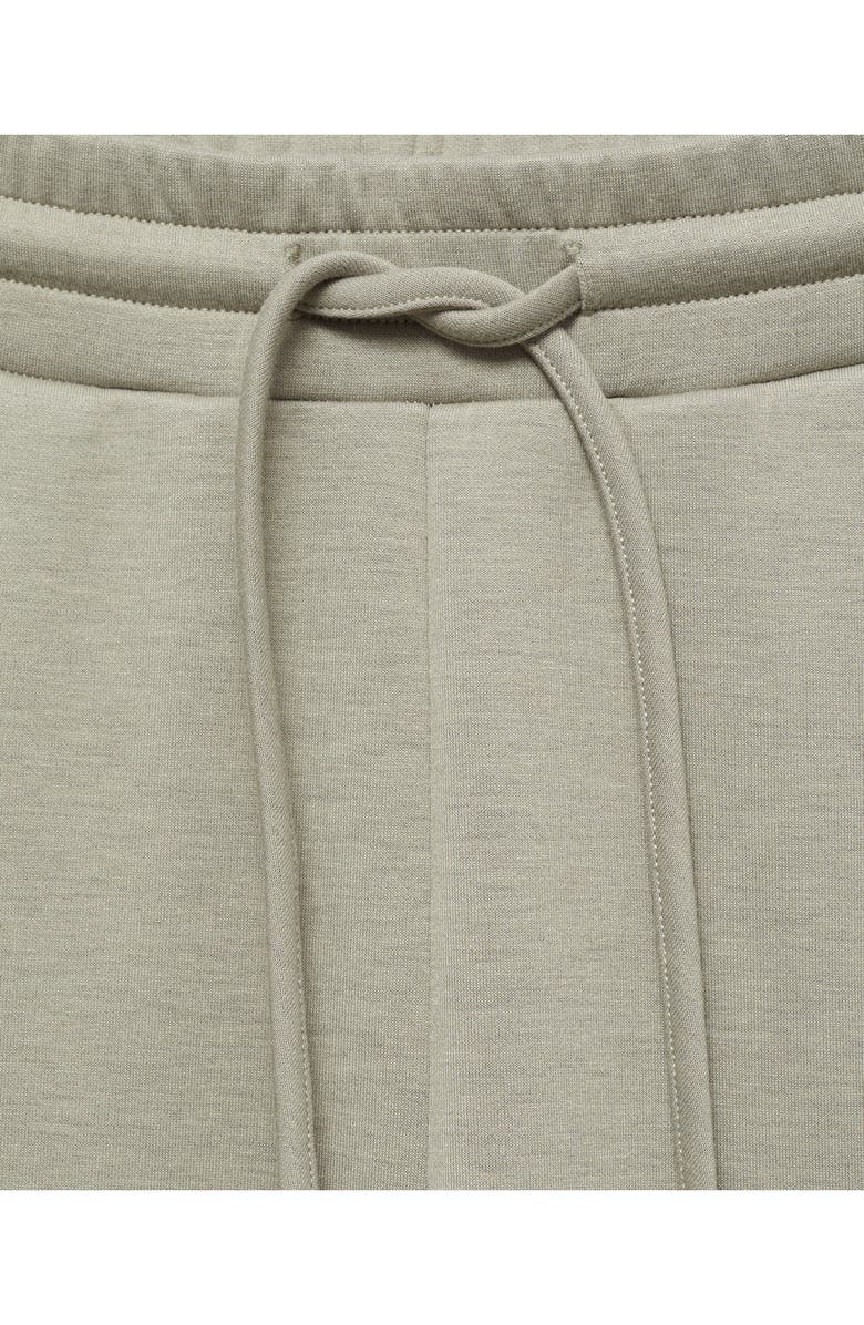 MANGO Drawstring Pleated Wide Leg Pants, Alternate, color, 