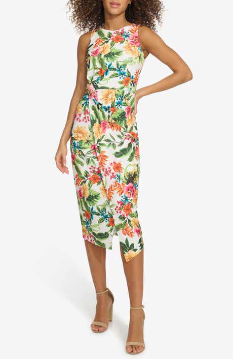 Siena Print Crepe Scuba Body-Con Dress