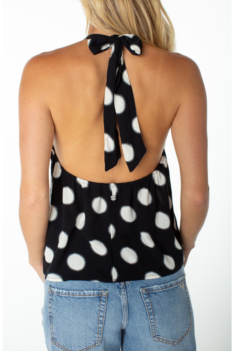 Fairweather Split Front Halter Top, Alternate, color, ANTHRACITE