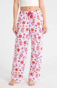 Strawberry Shortcake Print Pajama Pants