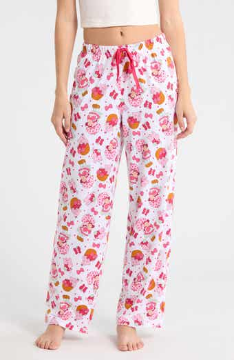 Strawberry Shortcake Print Pajama Pants