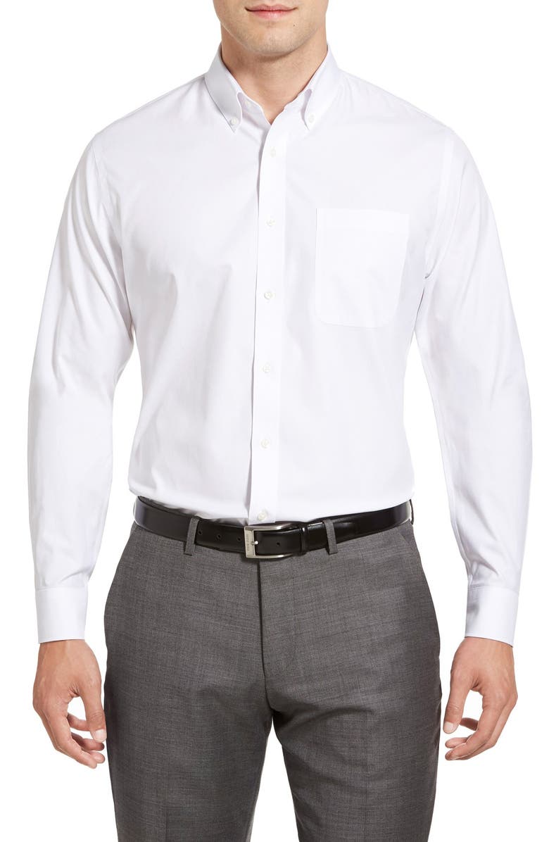 NORDSTROM MEN'S SHOP Smartcare<sup>™</sup> Trim Fit Solid Dress Shirt, Alternate, color, 