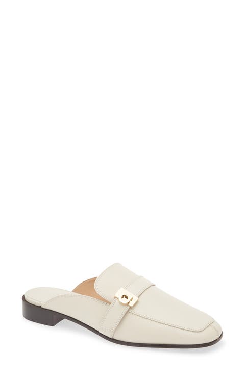 Eldof Women's Block Heels Loafers Women Shoes with Chain