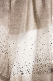SAACHI Crystal Embellished Silk & Wool Scarf