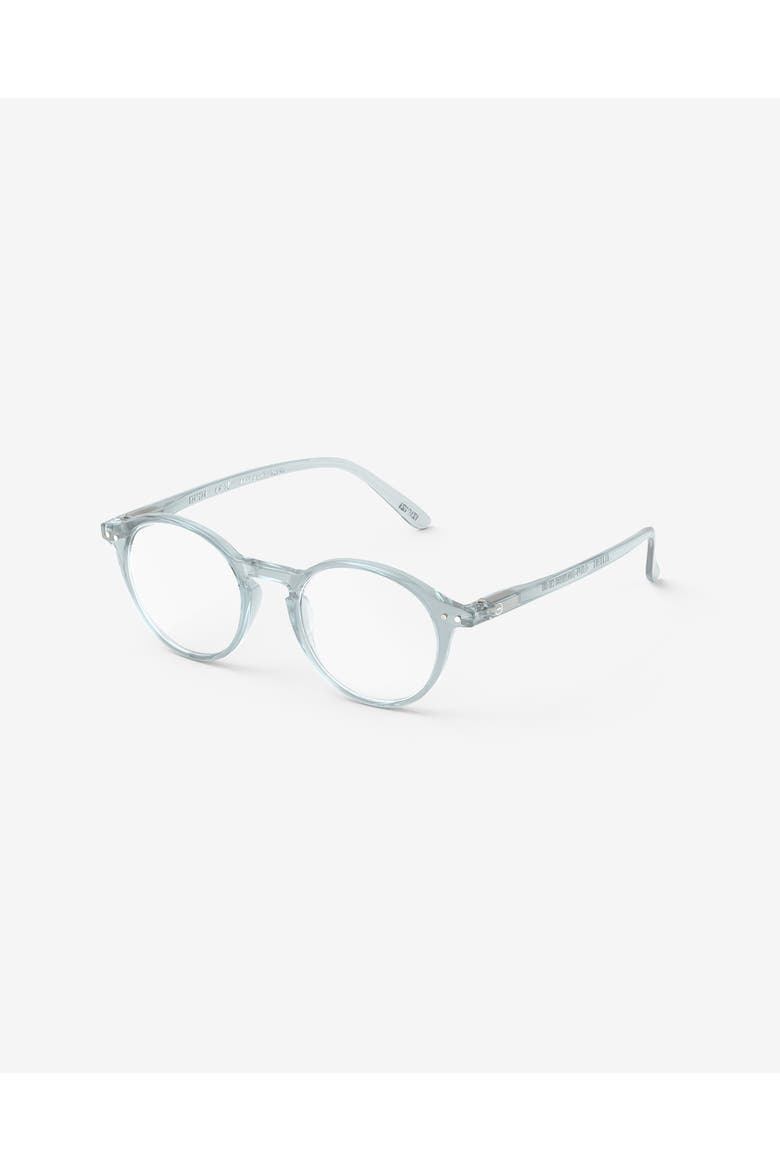 #D 48mm Pantos Reading Glasses, Alternate, color, Frozen Blue