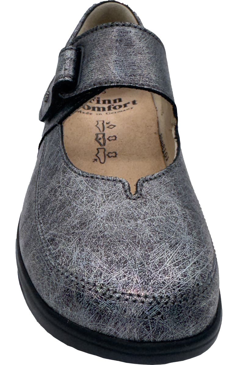 Finn Comfort Nagasaki Mary Jane Flat, Alternate, color, Platinum Rainbow