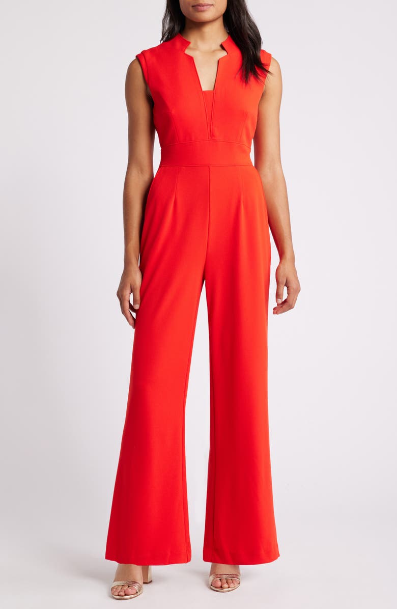 Tahari ASL Star Wide Leg Jumpsuit, Main, color, 
