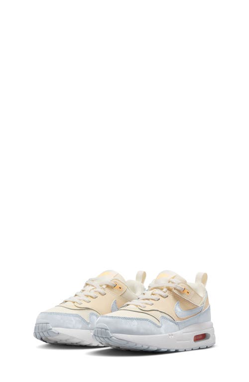Nike Kids' Air Max 1 Easyon Sneaker In Pale Ivory/grey/melon Tint
