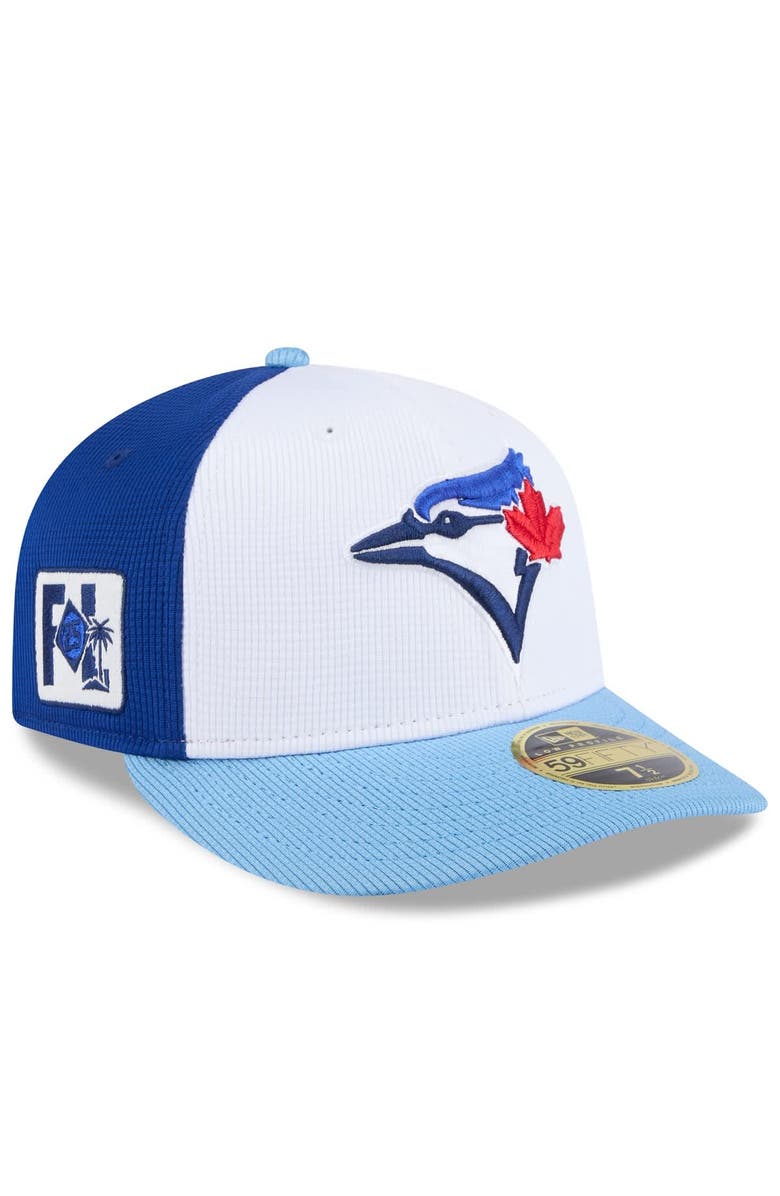 New Era Men's New Era  White/Powder Blue Toronto Blue Jays 2025 Spring Training Low Profile 59FIFTY Fitted Hat, Main, color, 