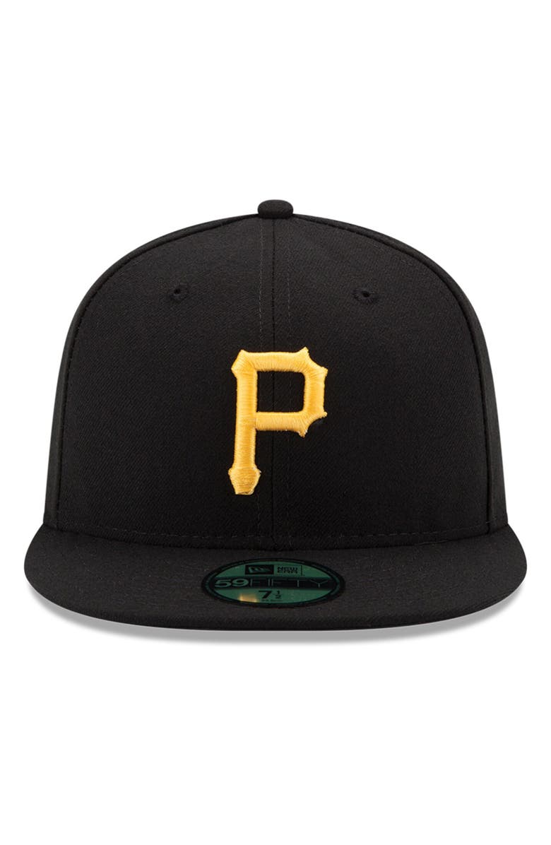 New Era Youth New Era Black Pittsburgh Pirates Authentic Collection On-Field Game 59FIFTY Fitted Hat, Alternate, color, Black