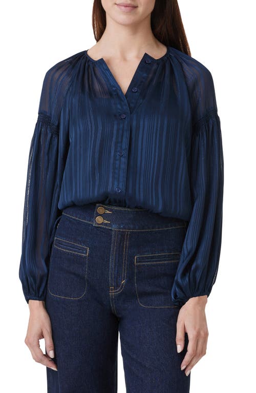 HABITUAL HABITUAL STRIPE BUTTON-UP TOP 