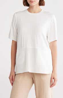 PATRIZIA LUCA Mixed Media T-Shirt