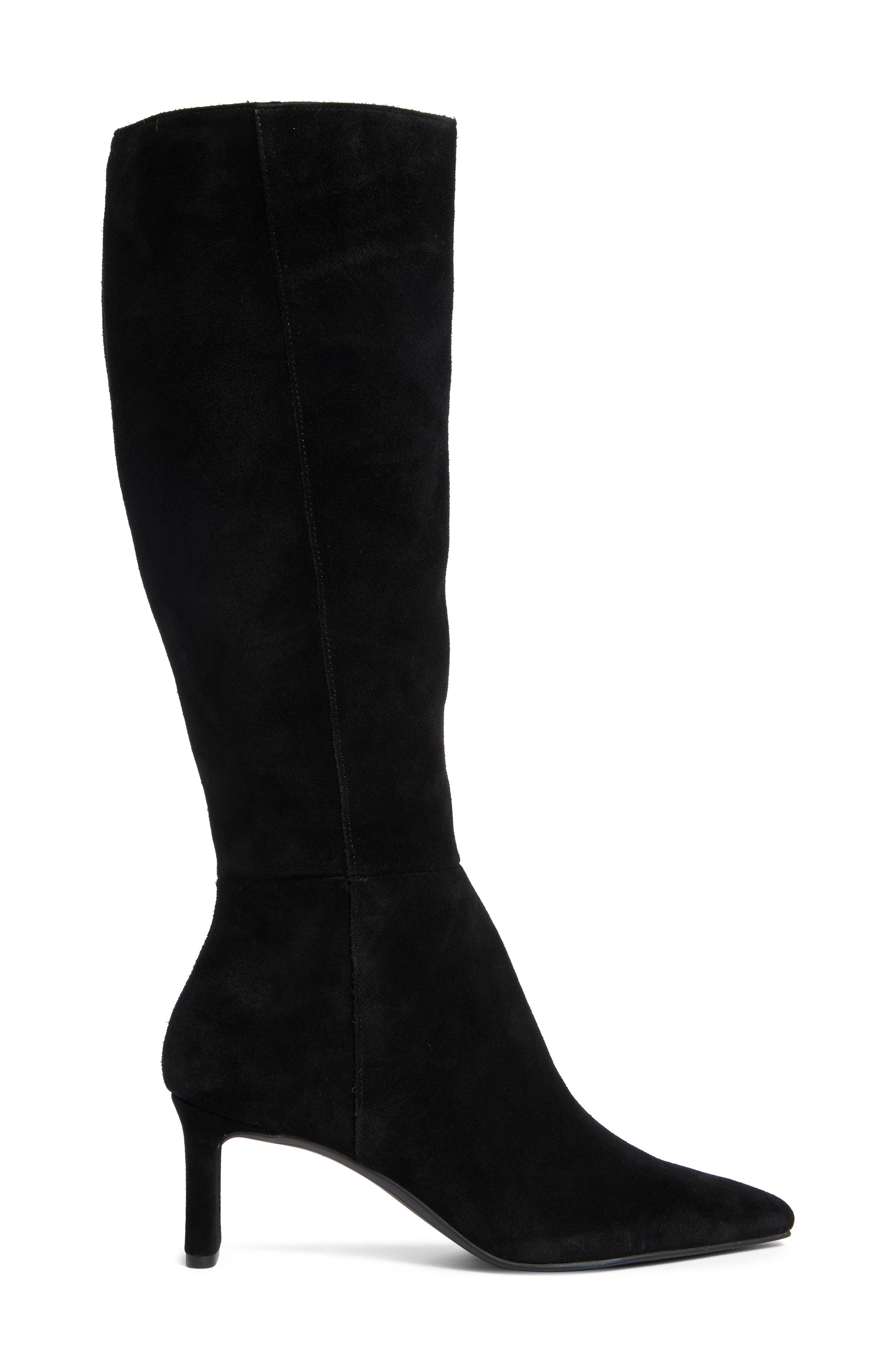 Dolce Vita Gannon Knee High Boot, Alternate, color, Onyx Suede