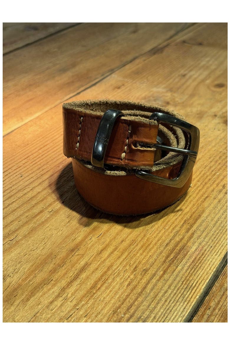Wvintagebelt Leather Belt, Main, color, Brown