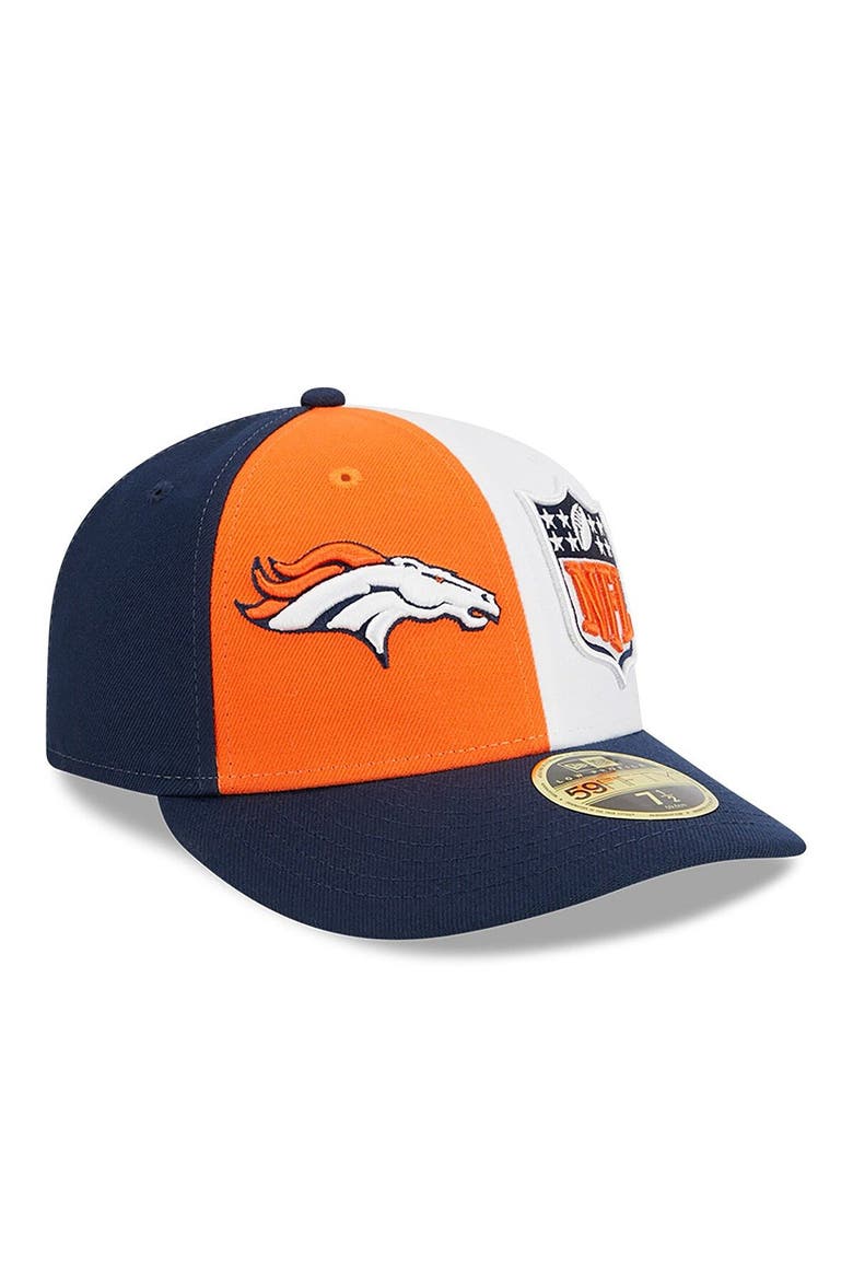 Men's New Era  Orange/Navy Denver Broncos 2023 Sideline Low Profile 59FIFTY Fitted Hat, Main, color, Orange