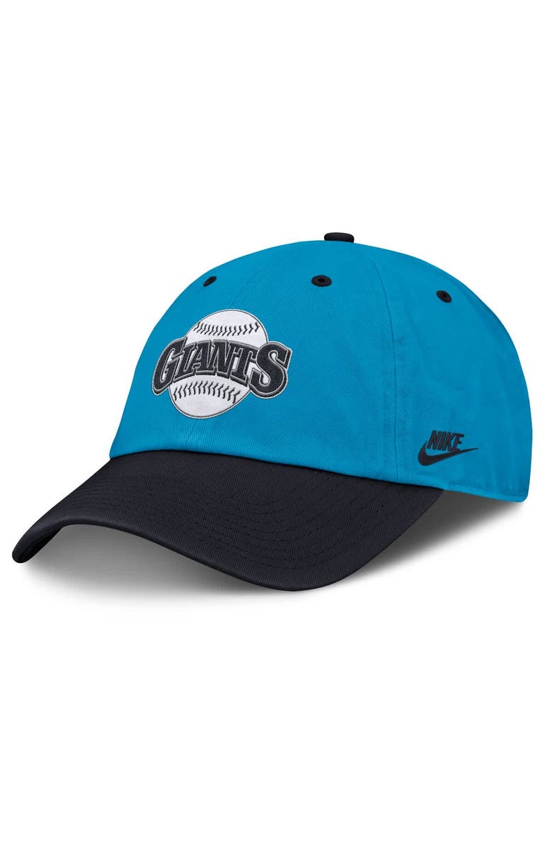 Nike Men's Nike Blue/Navy San Francisco Giants Neon 90s Club Adjustable Hat, Main, color, Blue