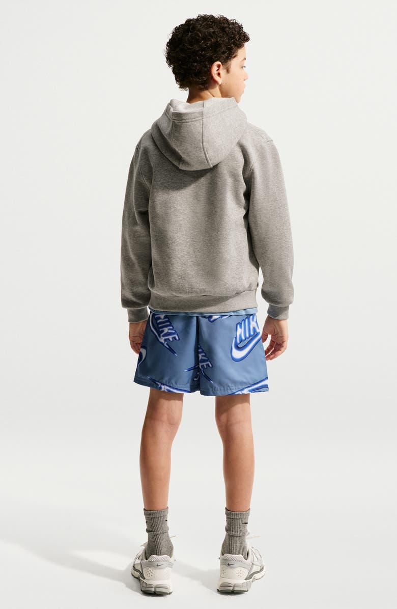 Nike Kids' Sportswear Club Woven Drawstring Shorts, Alternate, color, 486 Work Blue/Star Blue