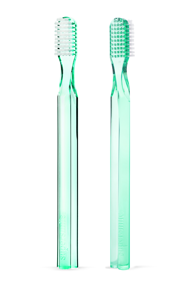 2-Pack Supersmile New Generation 45° Patented Long toothbrush Green, Main, color, Green