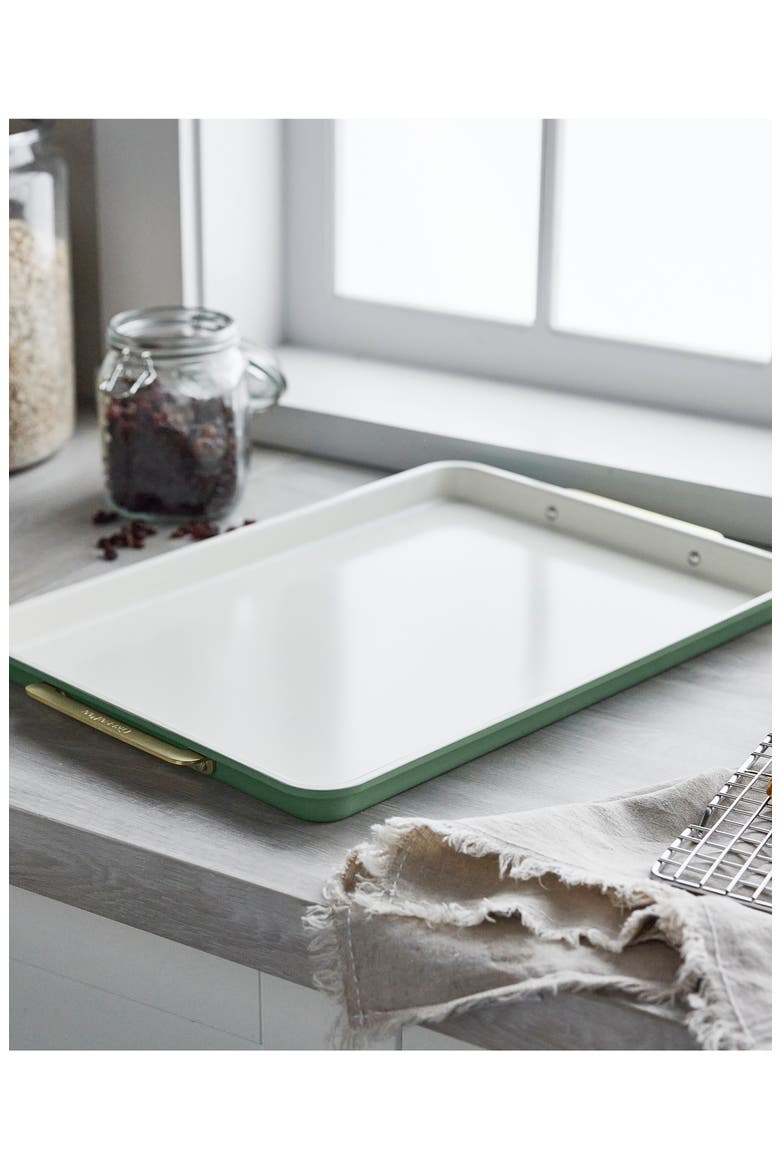 Reserve Aluminized Steel Half Sheet Pan, Alternate, color, SAGE