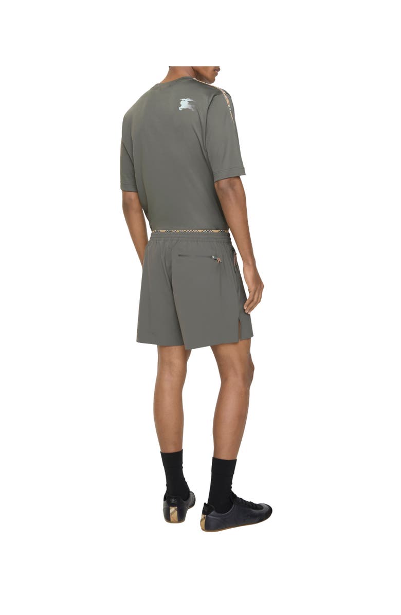 Burberry Stretch Nylon Shorts, Alternate, color, Carbon Grey
