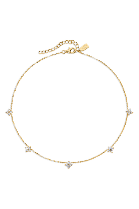 Bella Dainty Clover Necklace