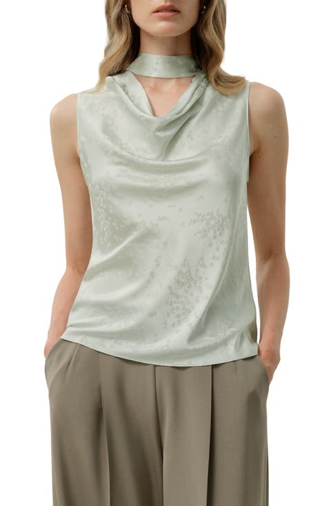 Women's Ying Jacquard Silk Tank