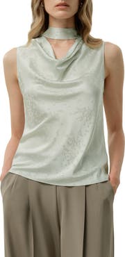 Lilysilk Women's Ying Jacquard Silk Tank