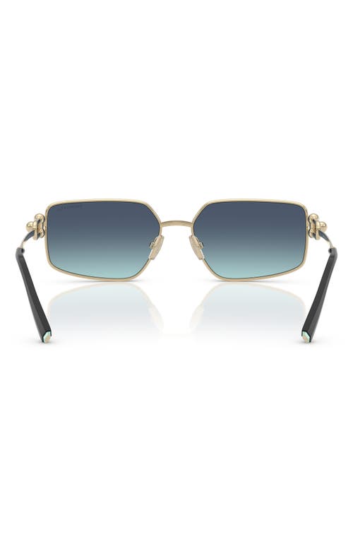 Tiffany & Co . 58mm Rectangular Sunglasses In Multi
