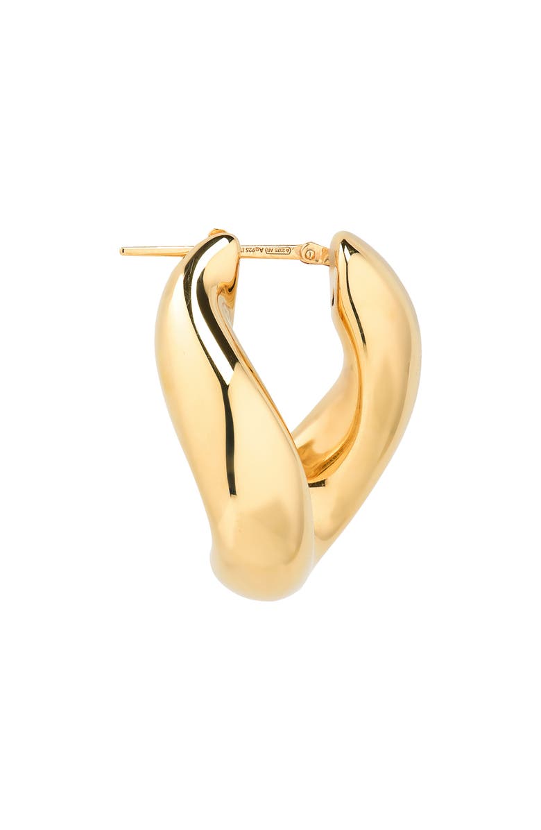 Bottega Veneta Prisma Chain Earrings, Alternate, color, 8120 Yellow Gold