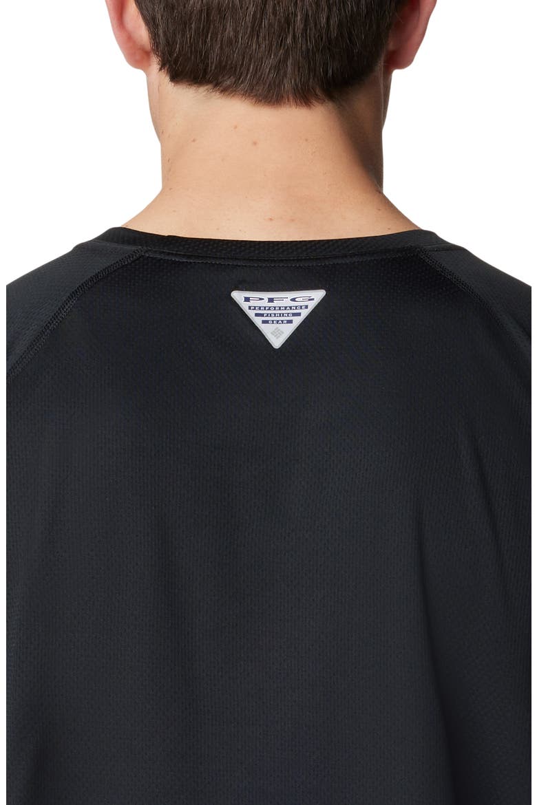 PFG Solar Stream™ Long Sleeve Performance T-Shirt, Alternate, color, BLACK