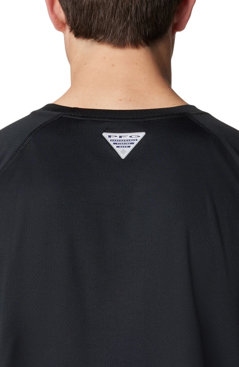 Columbia PFG Solar Stream<sup>™</sup> Long Sleeve Performance T-Shirt, Alternate, color, Black