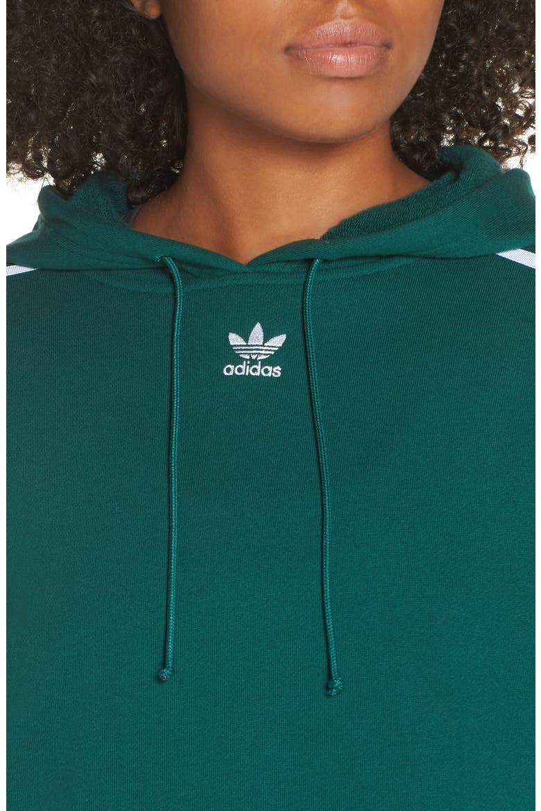 Crop Hoodie, Alternate, color, COLLEGIATE GREEN