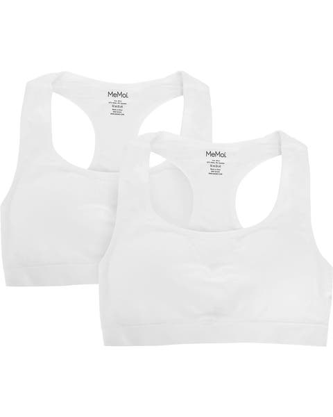 2 Pair Pack Racerback Sports Training Bra
