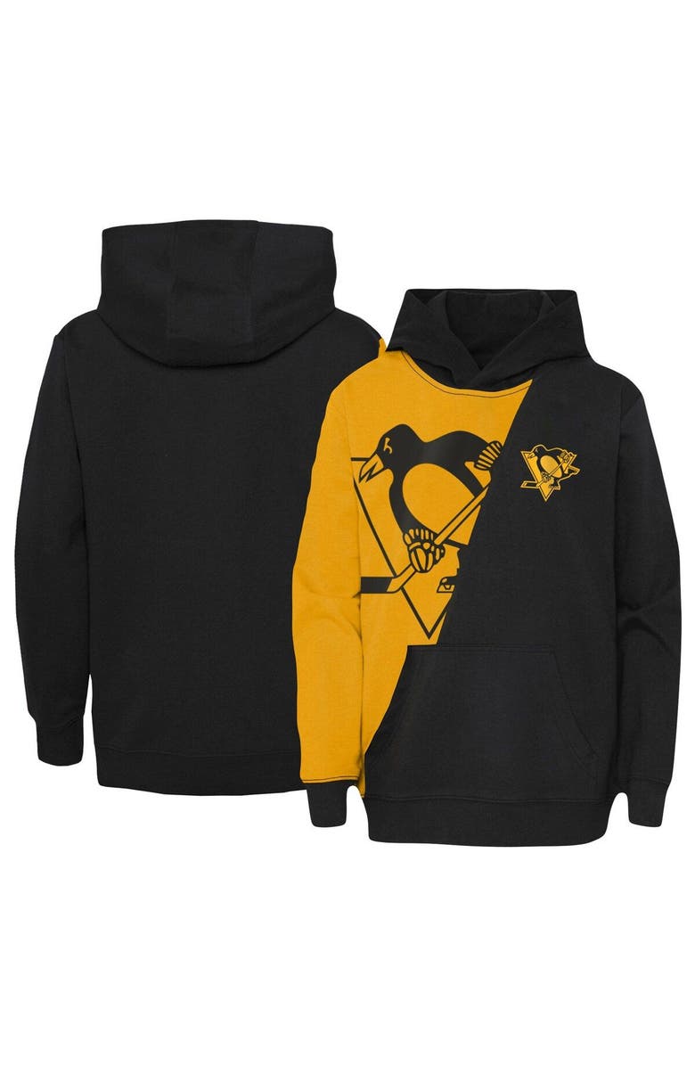 Outerstuff Preschool Gold/Black Pittsburgh Penguins Unrivaled Pullover Hoodie, Main, color, 