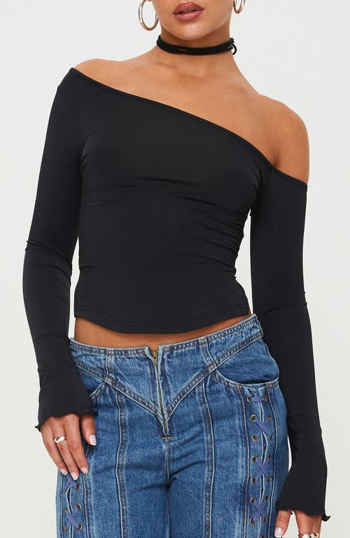 PRINCESS POLLY PRINCESS POLLY VITO ASYMMETRIC ONE-SHOULDER TOP 