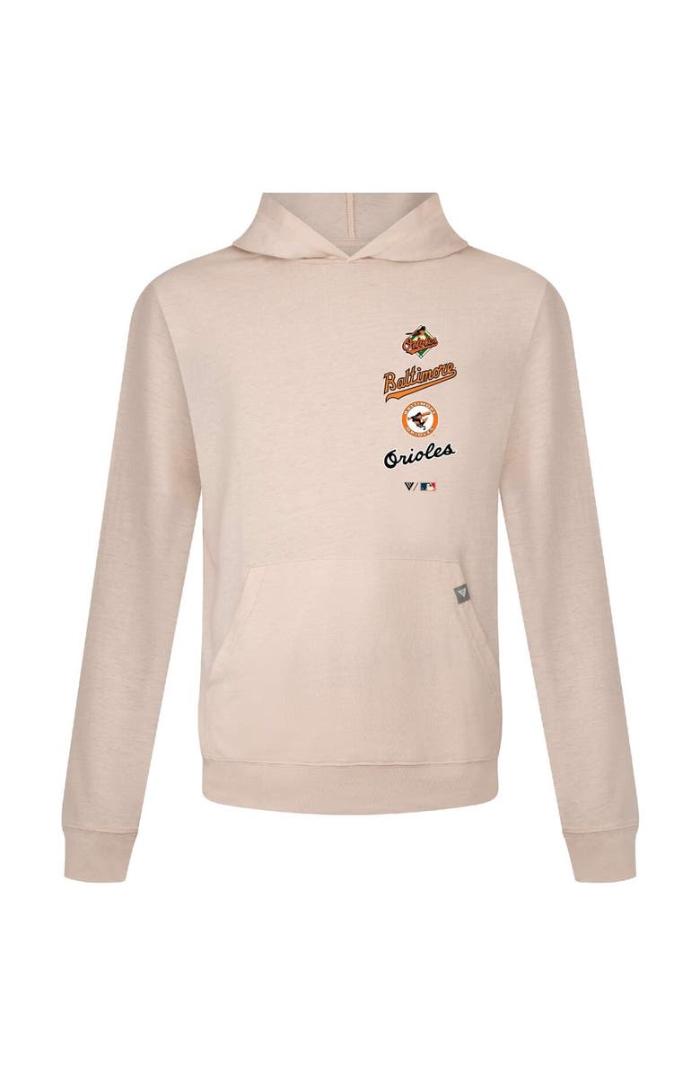 LEVELWEAR Men's Levelwear Cream Baltimore Orioles Base Line Pullover Hoodie, Main, color, Cream