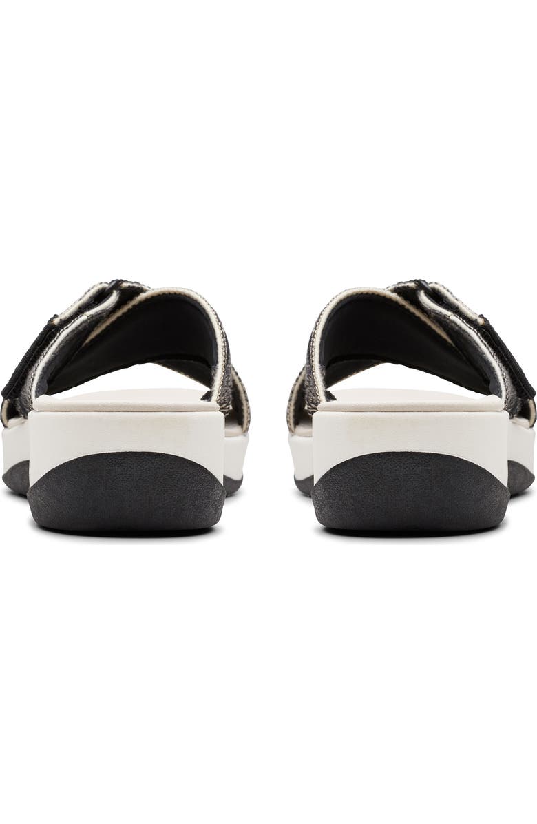 Clarks<sup>®</sup> Arla Wave Sandal, Alternate, color, Black Combi